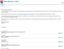Tablet Screenshot of miloviceuhoric.cz